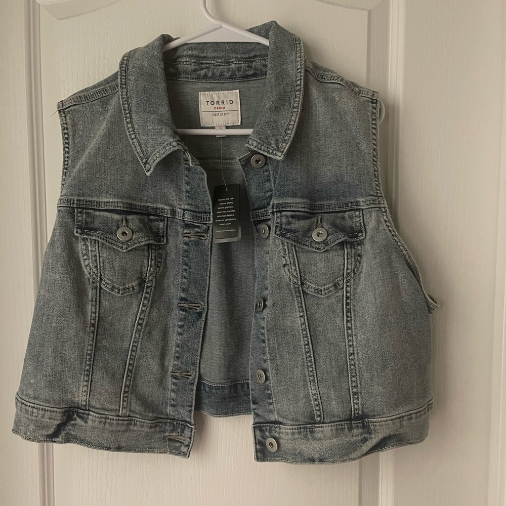 Torrid Light Blue Denim Jacket